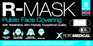 Andlitsgrímur 5 stk. í pakka R-Mask