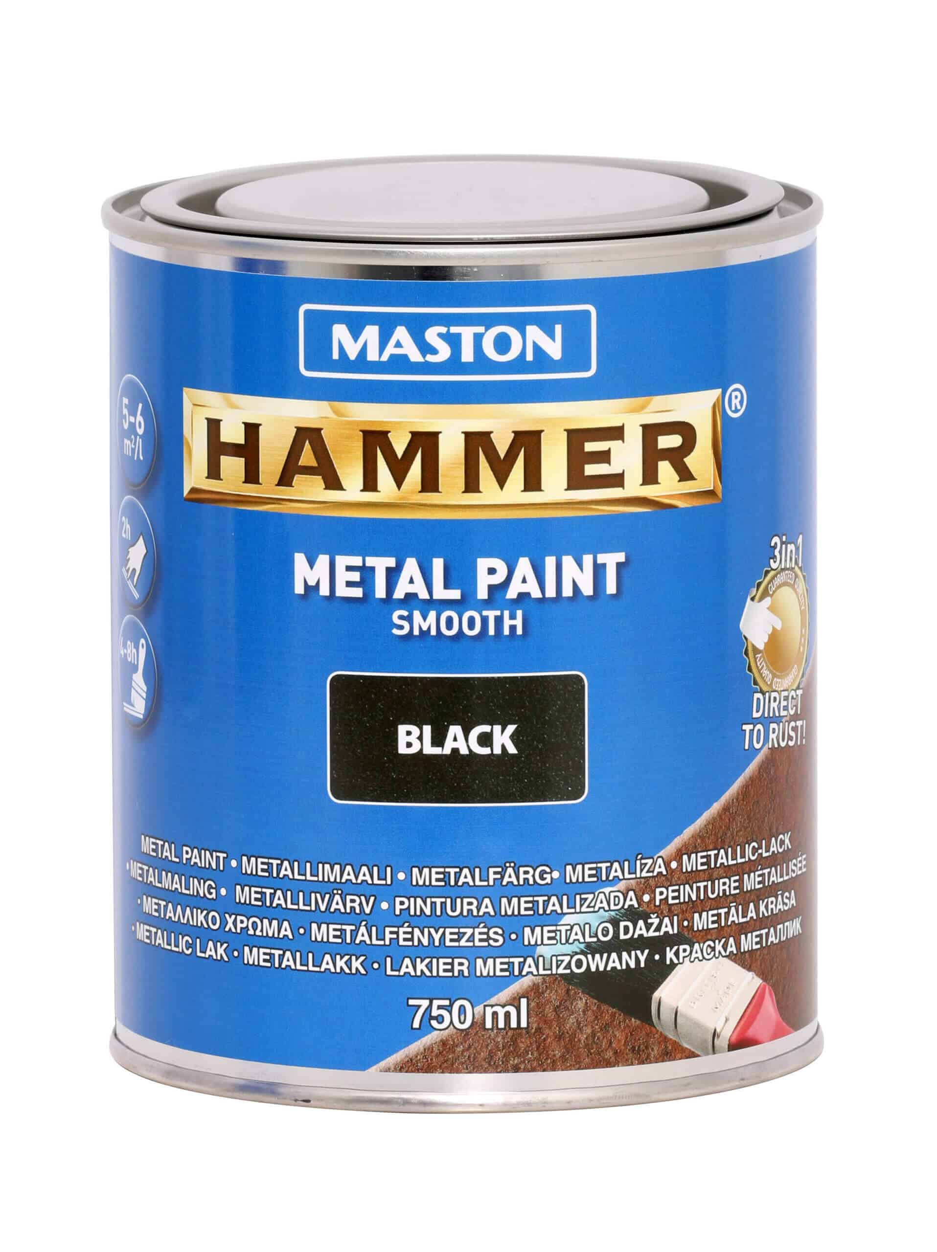 Maston Hammer Smooth - Svart, 750ml