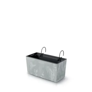 Blómapottur Urbi hangandi ljós grár 395x185x195mm