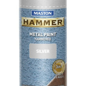 Maston Hammer Hamrað sprey - Silfur, 400ml
