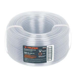 Truper slanga glær.1/4 tommur - 1 m