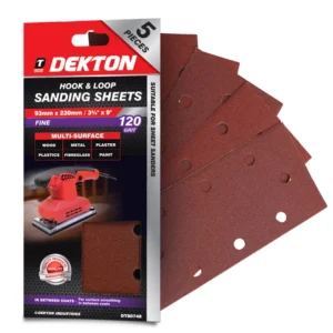 Dekton sandpappír - 5 í pakka